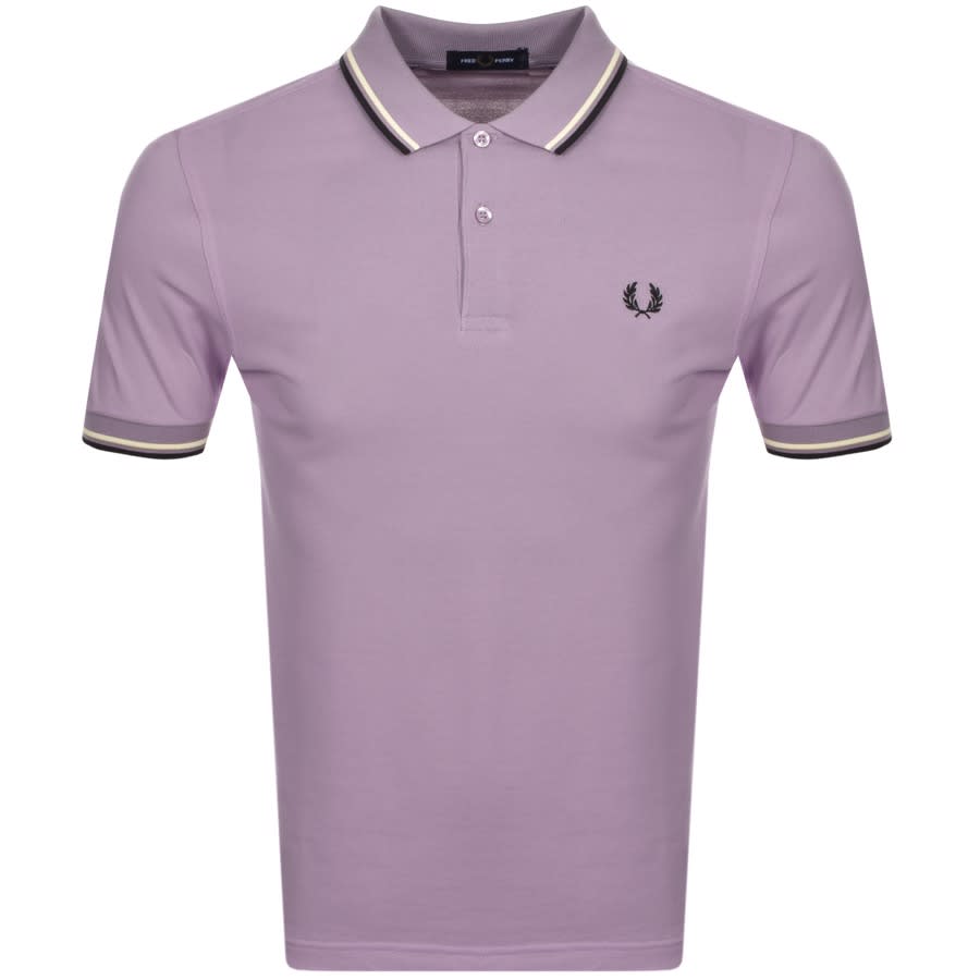 Alternative Image for ProductFred Perry Twin Tipped Polo T Shirt Lilac1